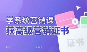 學系統營銷課，獲高級營銷證書